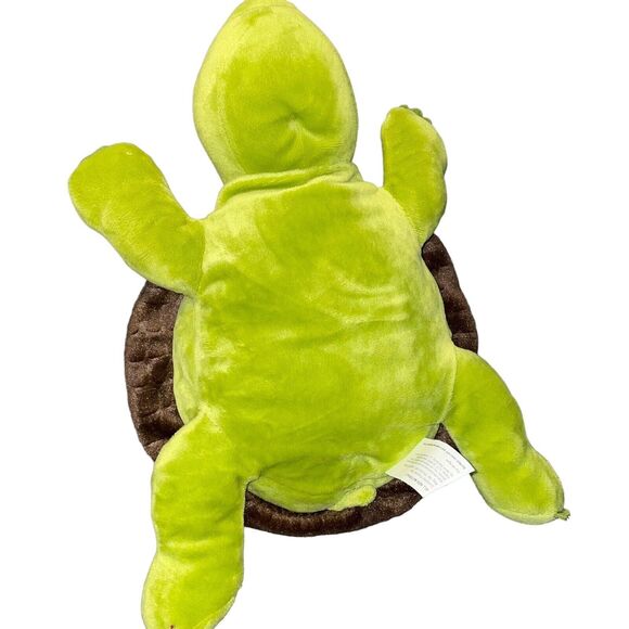 Kohls Cares Plush Turtle Foolish Tortoise Eric Carle Stuffed Animal Green 15" - Picture 7 of 10